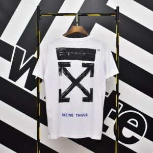 White Style 621 Anime Graphic T-Shirt Logo Detail