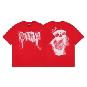 Revenge Red Skull Graphic T-Shirt City Outfit