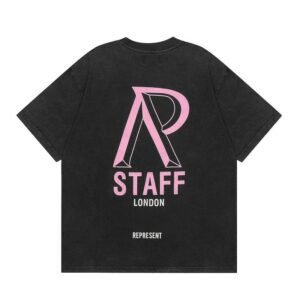 Represent Black Style 832 Owners Club T-Shirt Logo Detail