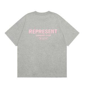 Represent Gray Style 868 Owners Club T-Shirt Layered Outfit Logo