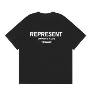 Represent Black Style 801 Owners Club T-Shirt Training Look Logo