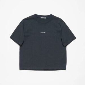 Acne Studios 2090-80 Black Style Ac908042 Stockholm Logo T-Shirt Logo Detail