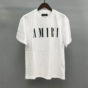 Amiri White Black Records Graphic T-Shirt Statement Graphic