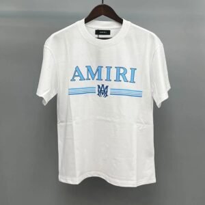 Amiri White Blue Records Graphic T-Shirt City Outfit