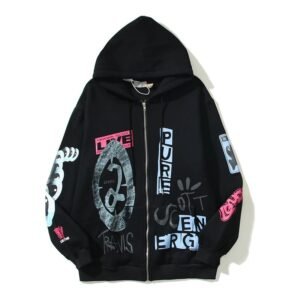 Mastermind Style W05 Zip Hoodie City Outfit Skull