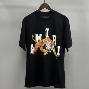 Amiri Black Records Graphic T-Shirt Downtown Style