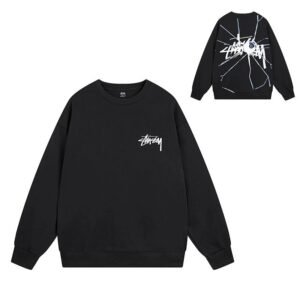 Stussy Black Style 536 Graphic SweatShirt Daily Styling