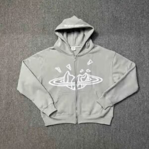 Broken Hearts Style H228 Skull Graphic Hoodie Layered Outfit