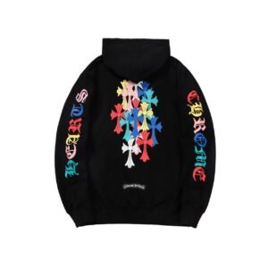 Chrome Hearts 2088-39 Black Cross Graphic Hoodie Resort Wear