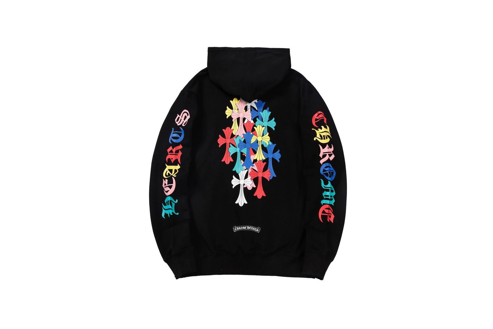 Chrome Hearts 2088-39 Black Cross Graphic Hoodie Resort Wear
