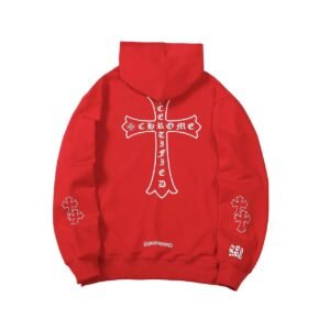 Chrome Hearts 2088-81 Red Cross Graphic Hoodie Modern Fit