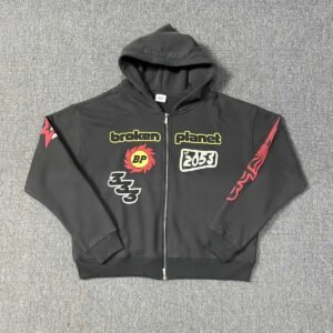 Broken Hearts Style H225 Skull Graphic Hoodie Travel Pack