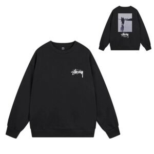 Stussy Black Style 537 Graphic SweatShirt Gift Ready