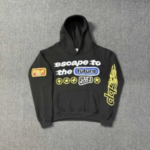 Broken Hearts Style H231 Skull Graphic Hoodie Airport Outfit