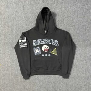 Broken Hearts Style H230 Skull Graphic Hoodie Smart Casual